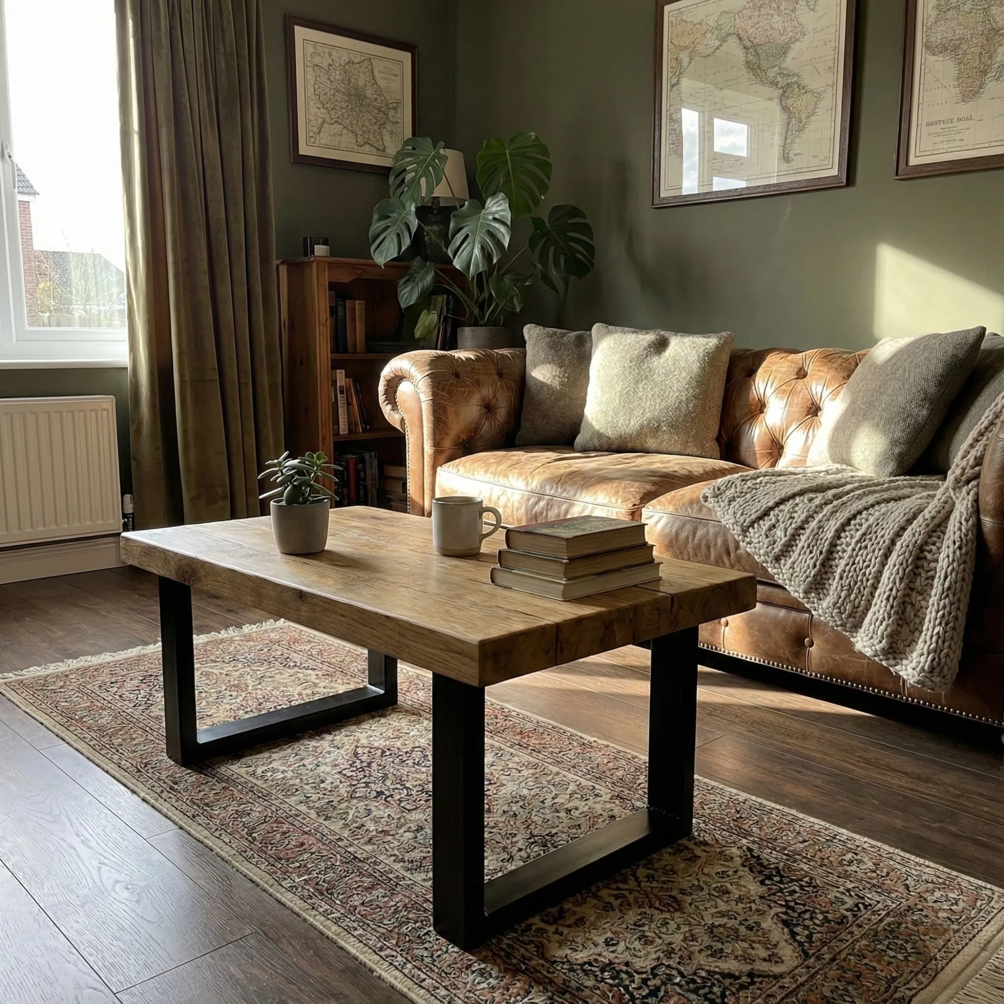 Modern Solid Wood Coffee Table - view 4